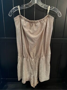 Lilly Pulitzer Champagne Shimmer Romper